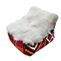 Duc kilim peau de mouton